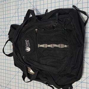 Sierra Club Black‎ Backpack 19" Tall X 15" Wide X 6.5" Deep Approx Preloved